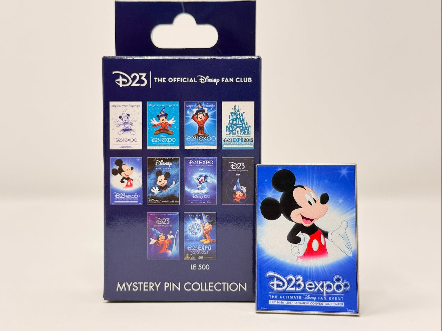 Disney D23 Through the Years Mystery Event Poster 2017 Expo Mickey Mouse Pin
