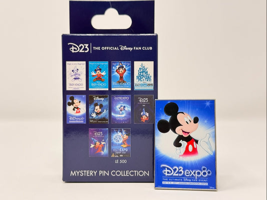 Disney D23 Through the Years Mystery Event Poster 2017 Expo Mickey Mouse Pin