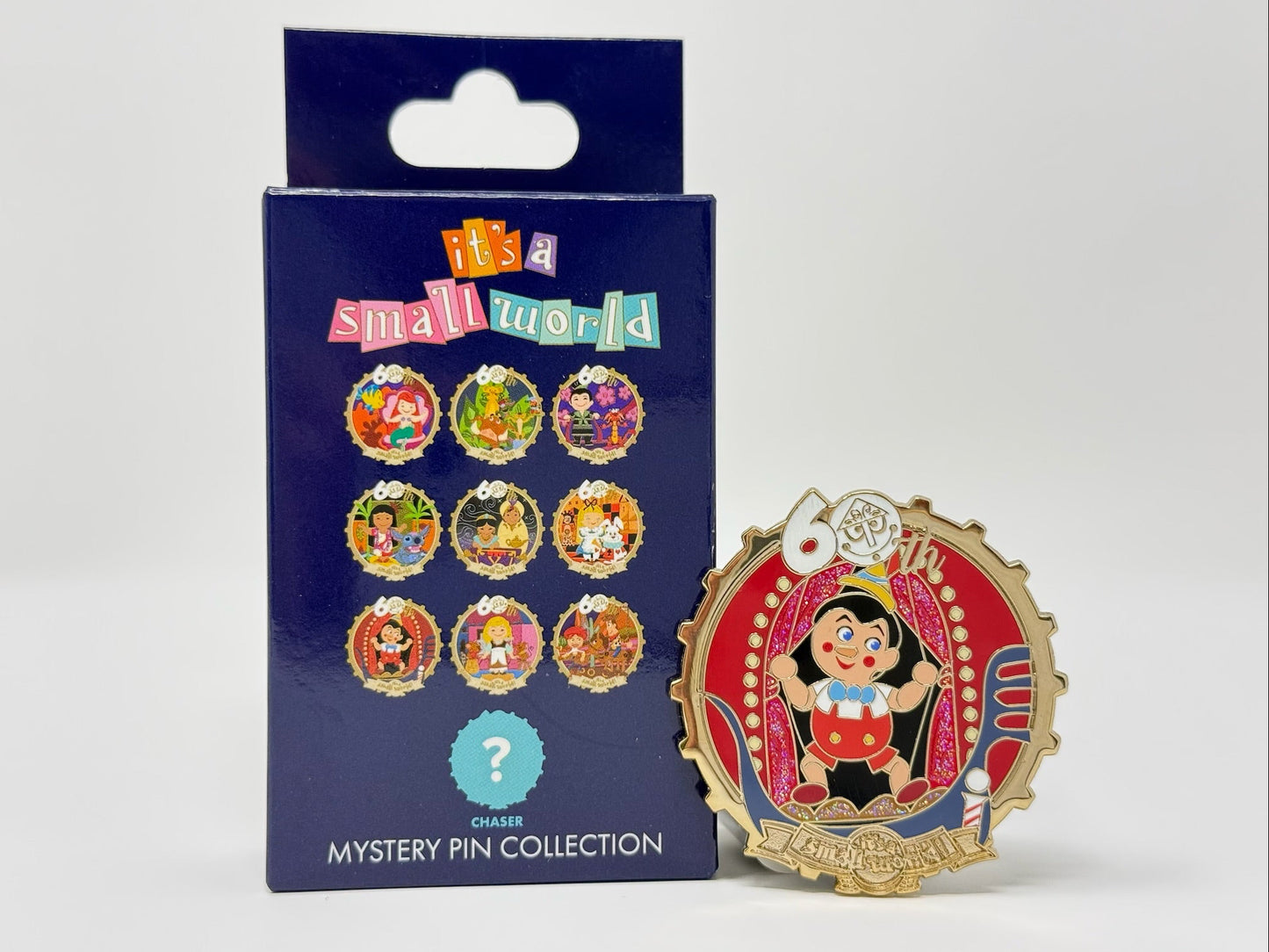It's A Small World 60Th Anniversary Mystery Set Pinocchio Pin