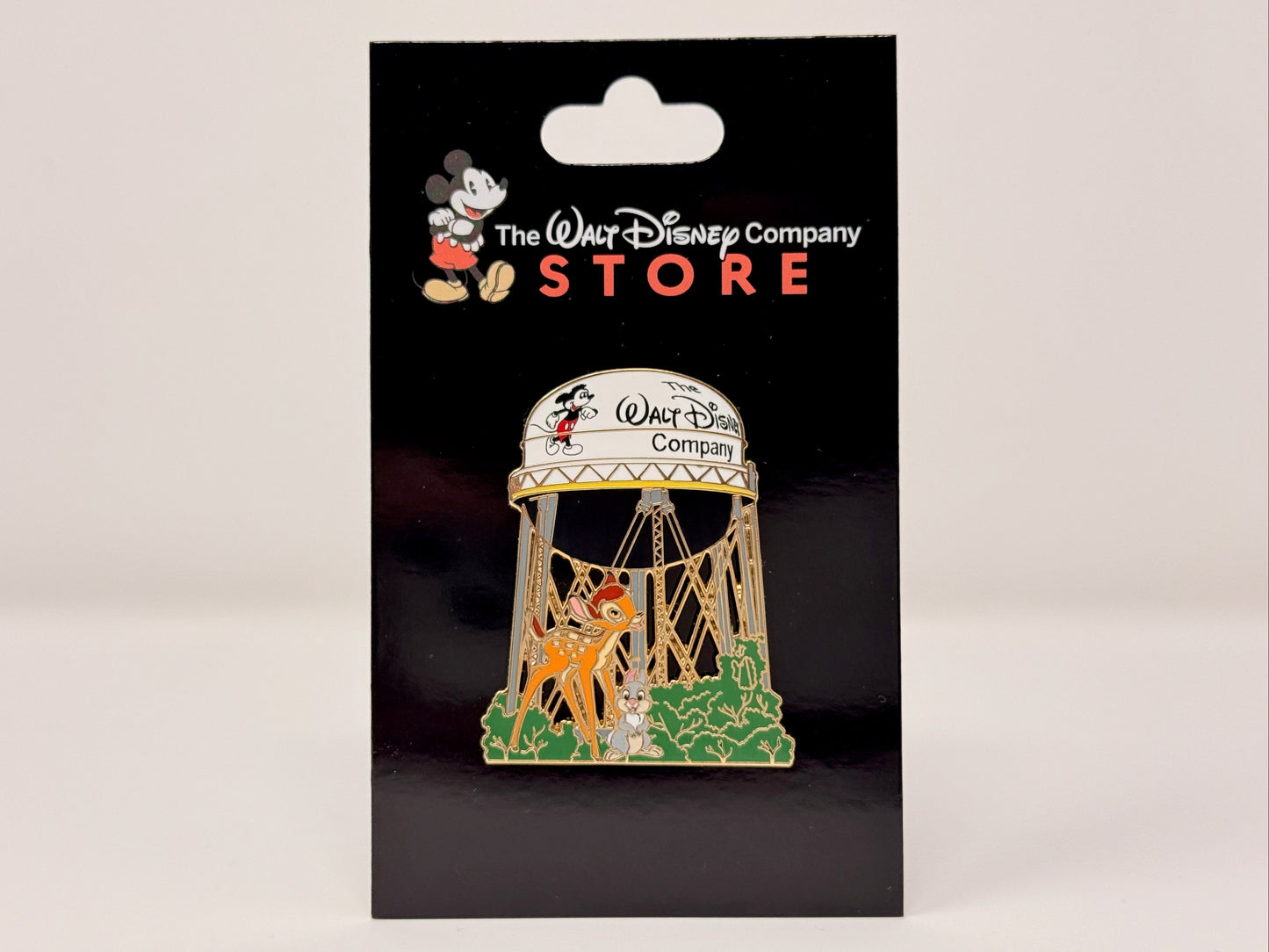 DEC Walt Disney Company Studio Lot Water Tower Bambi Pin