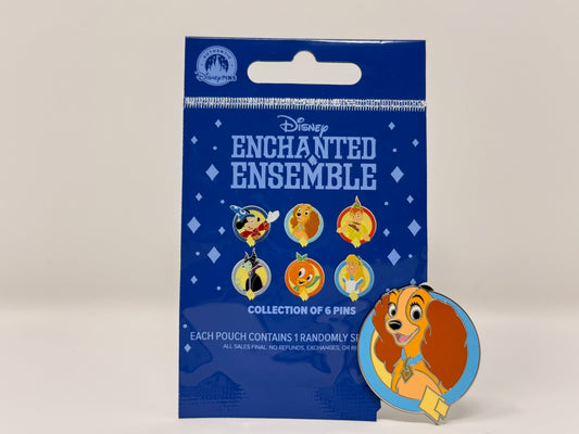 Disney Enchanted Ensemble Mystery Pack Set 1  Lady (New) 1 Pin