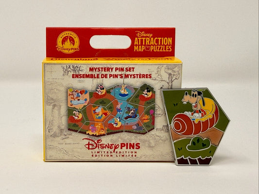 2026 DISNEYLAND Winnie The Pooh Attraction Map Puzzle Pin Goofy LE 650 (NEW)