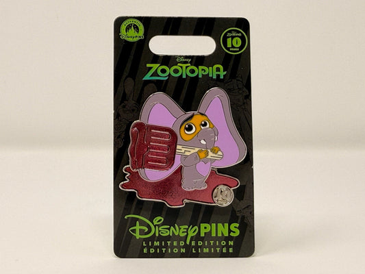 Disney 2026 Zootopia 10th Anniversary Finnick Elephant Costume And Popsicle