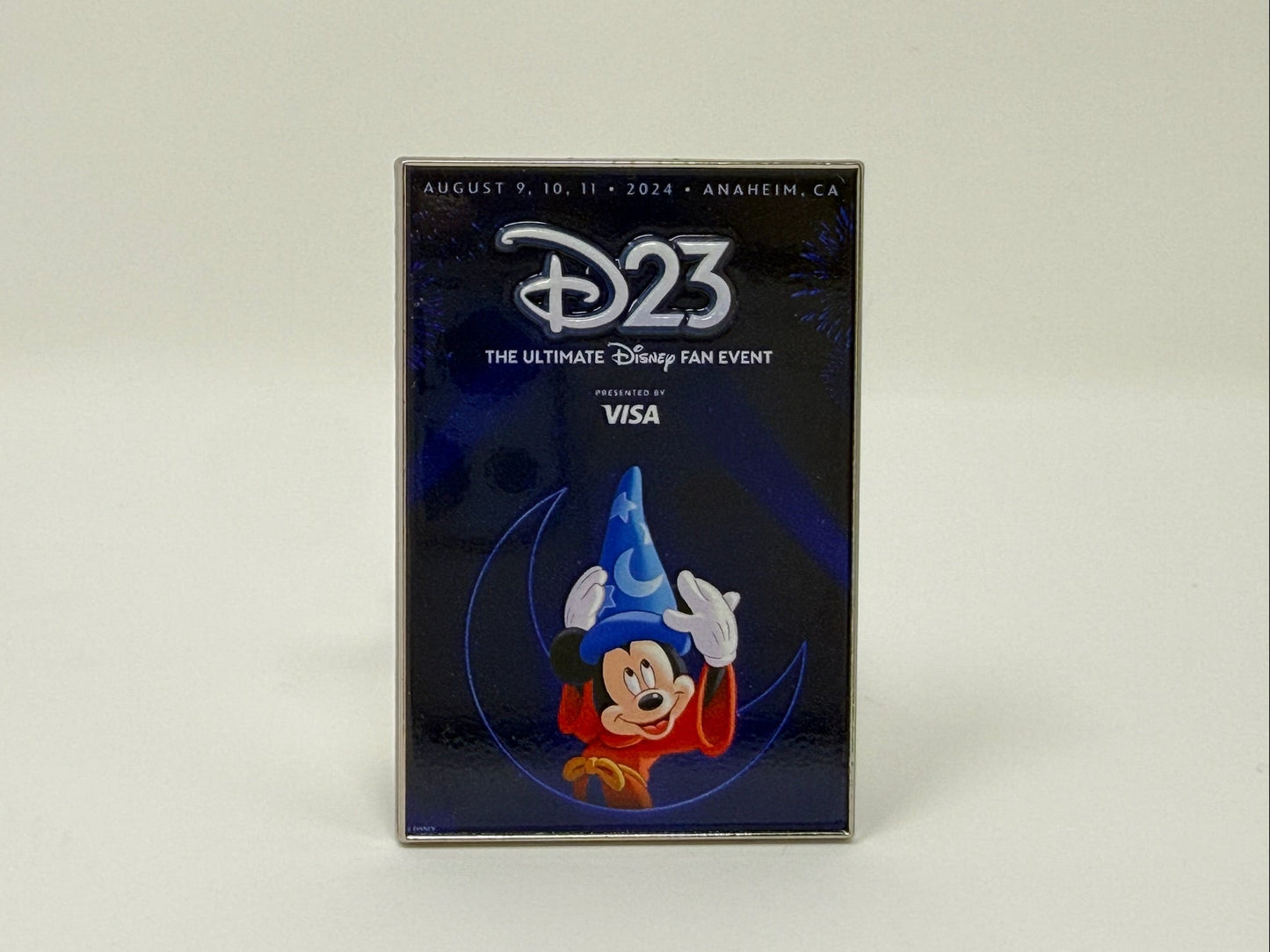 Disney D23 Through the Years Mystery Event Poster 2024 Sorcerer Mickey Mouse Pin