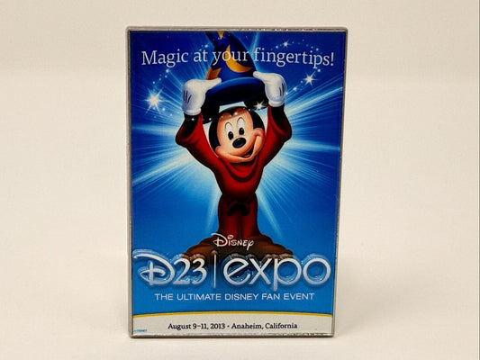 Disney D23 Through the Years Mystery Event Poster 2013 Sorcerer Mickey Mouse Pin