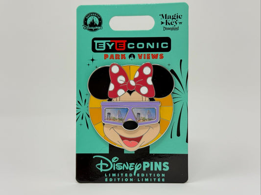 2026 Disneyland Magic Key Exclusive Minnie Mouse Eyeconic Park Views Pin