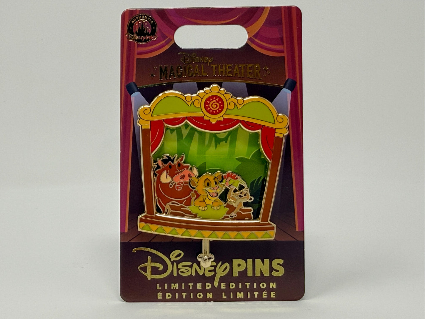 Disney Magical Theater Lion King Slider Pin Limited Edition 4500 (NEW)
