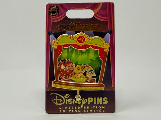 Disney Magical Theater Lion King Slider Pin Limited Edition 4500 (NEW)