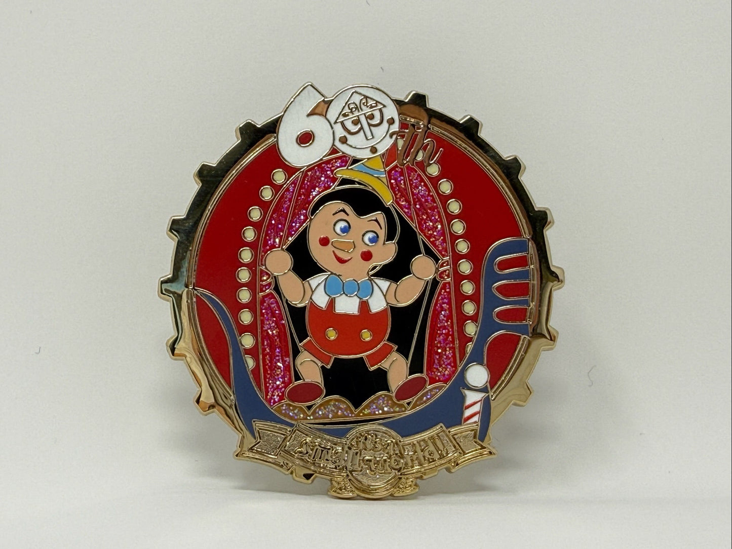 It's A Small World 60Th Anniversary Mystery Set Pinocchio Pin
